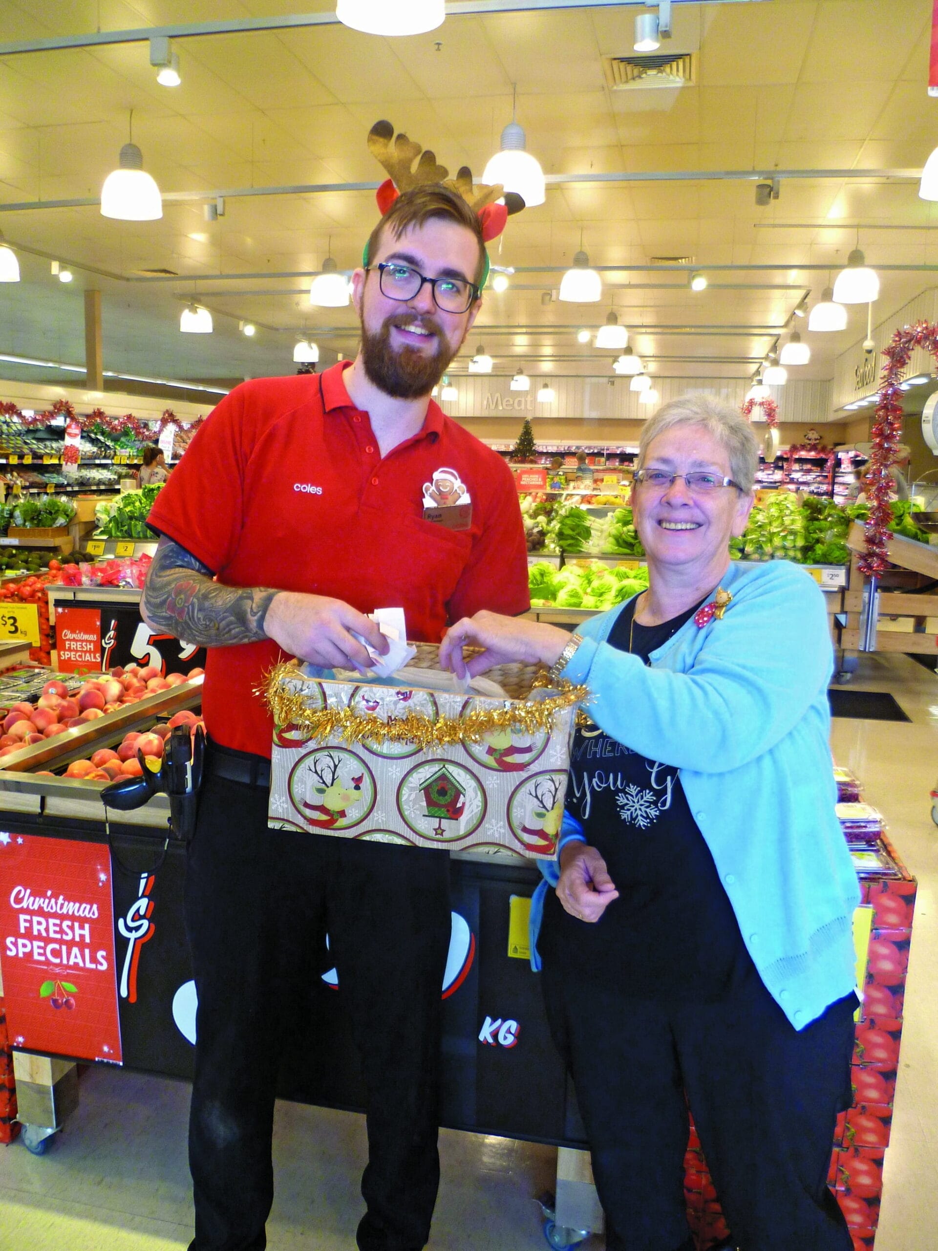 Raffle spreads some Christmas spirit