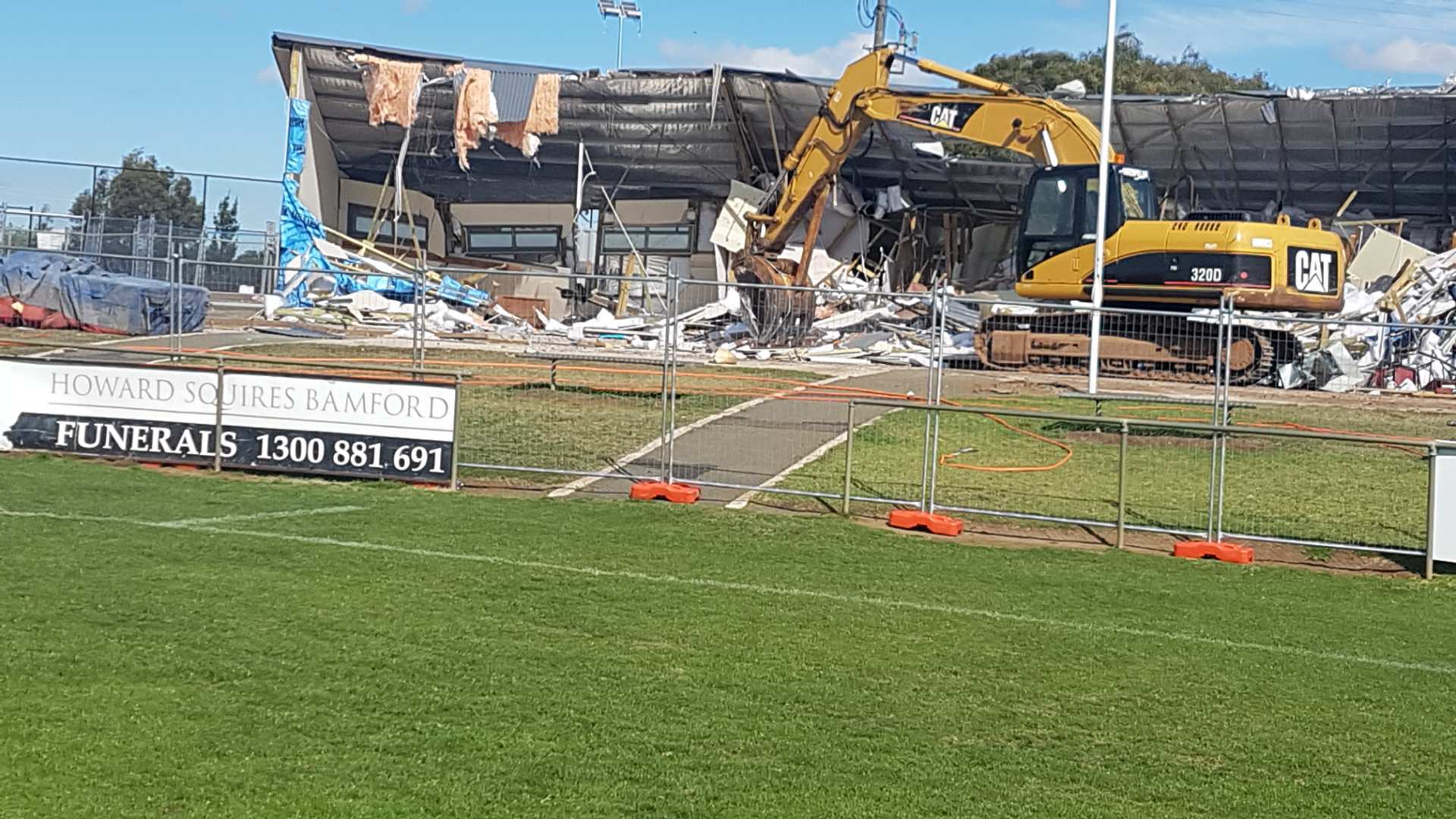 Clarrie Berry demolished