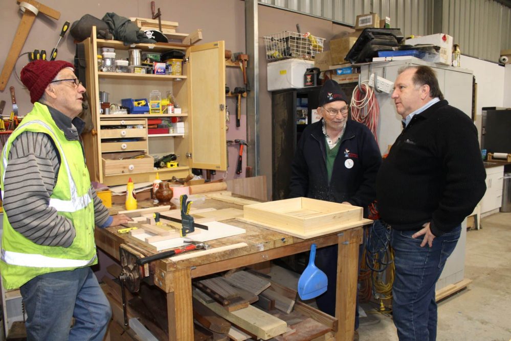 Celebrating men’s sheds in McEwen