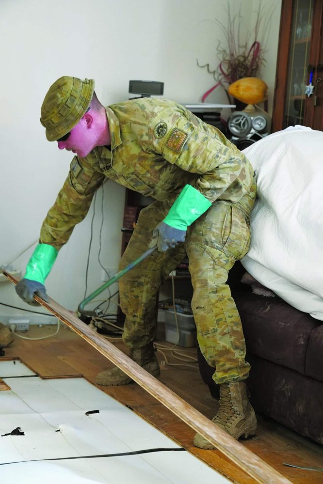Army gets boots on the ground in Seymour