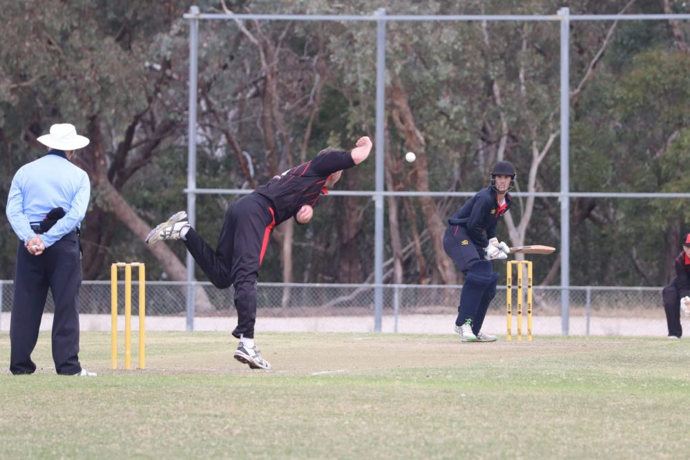 Seymour District Cricket finals in action