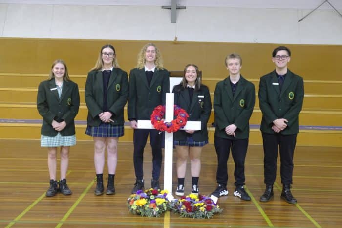A BSC Anzac ceremony