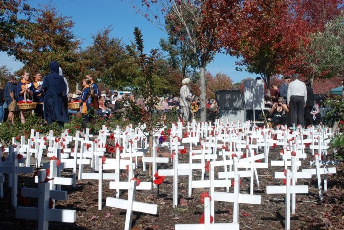 A Wandong memorial garden