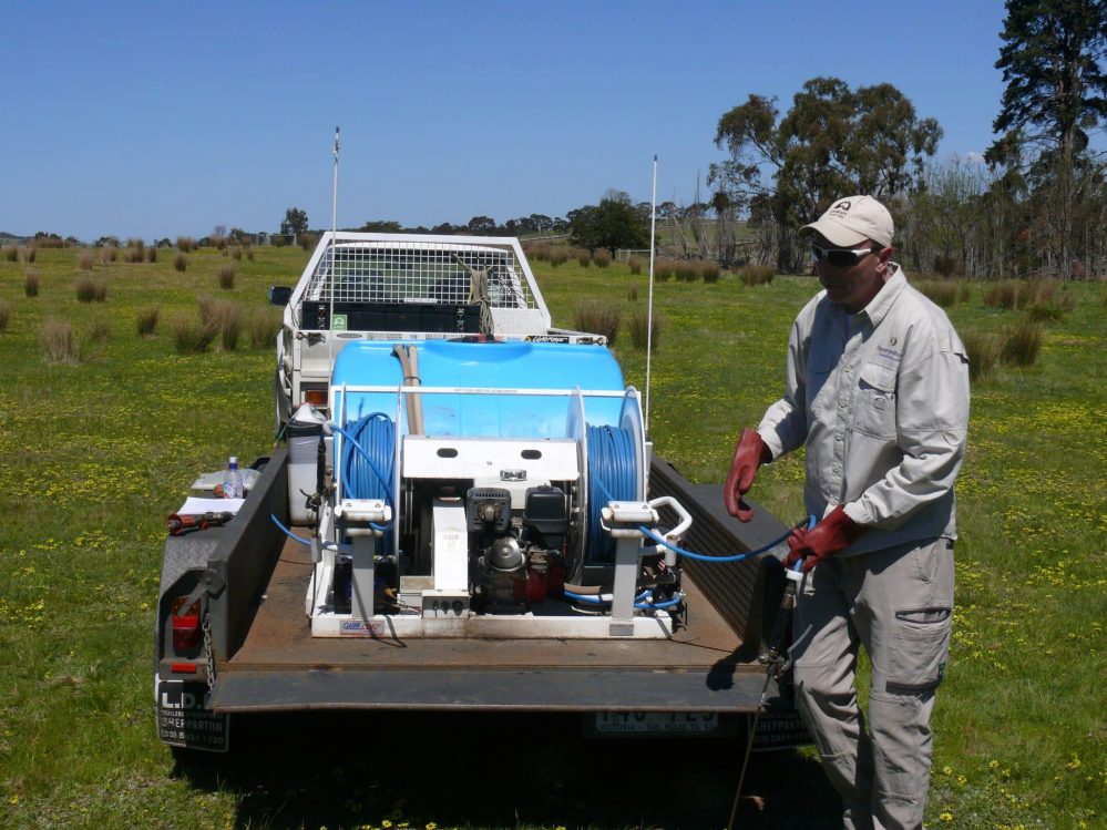 Weed control techniques on display at Landcare field day