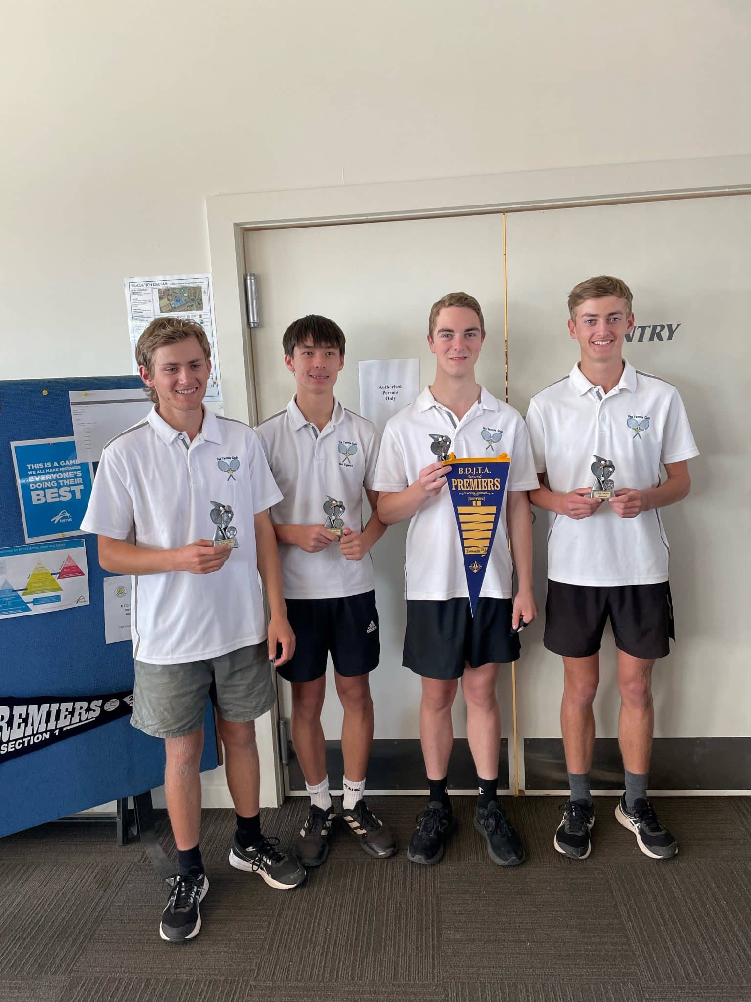 Broadford District junior tennis winners celebrated