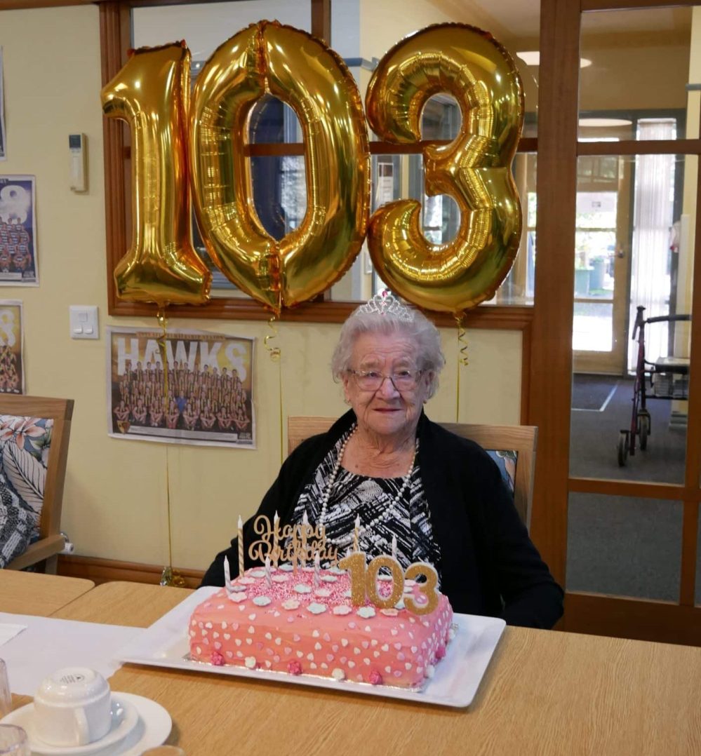 Betty celebrates her 103rd birthday