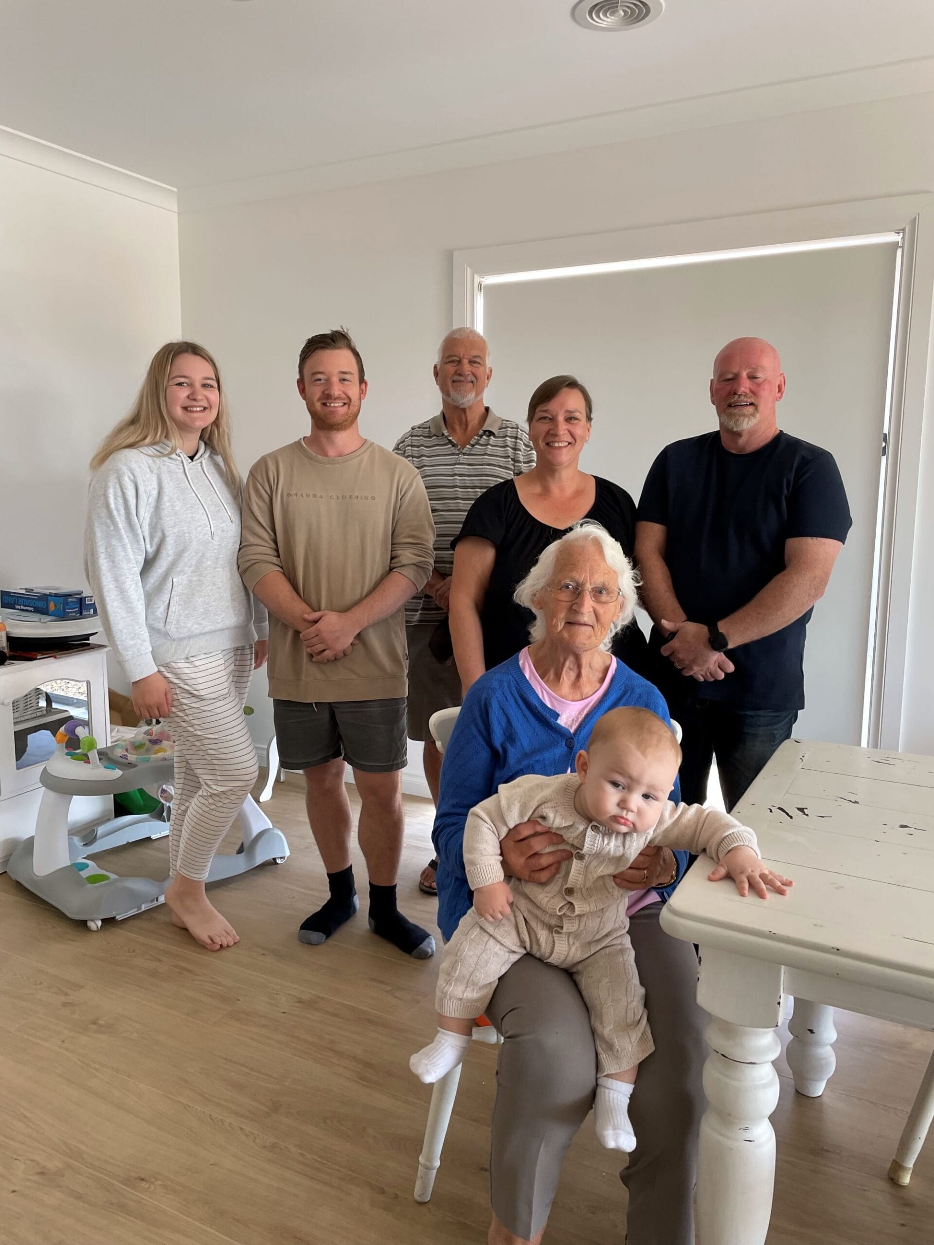 Five generations gather at Broadford