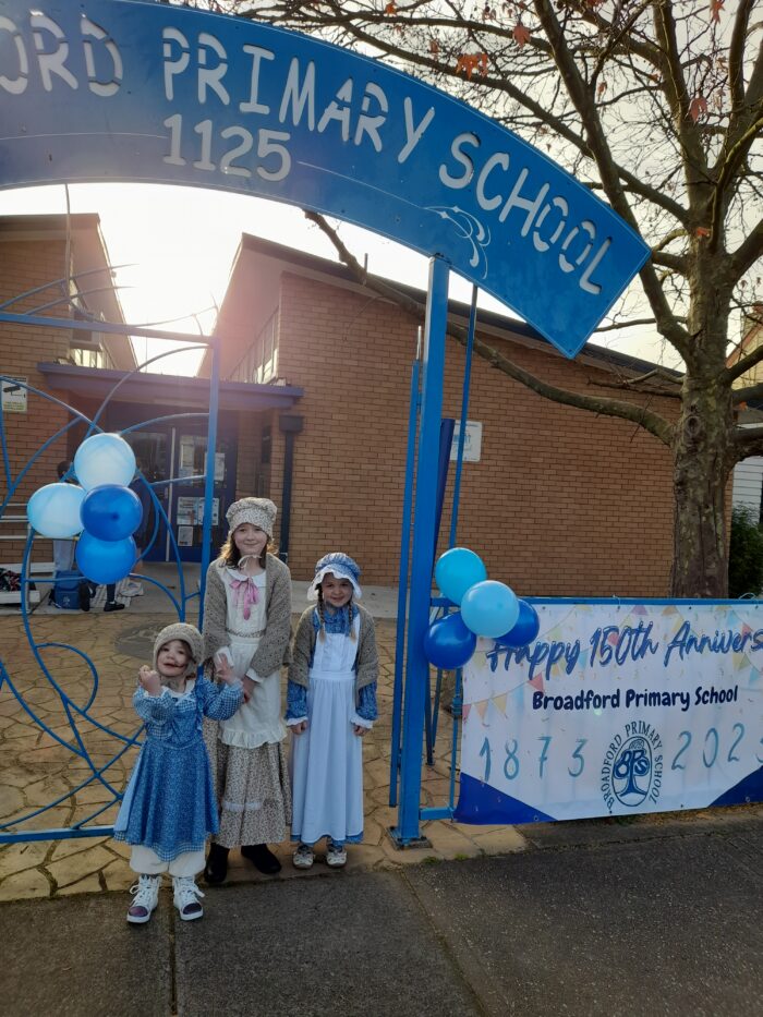 Broadford students celebrate 150 years 1 BPS 150 1