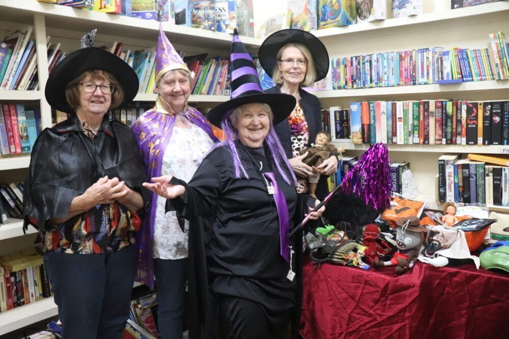 Kilmore op shop stocked for Halloween