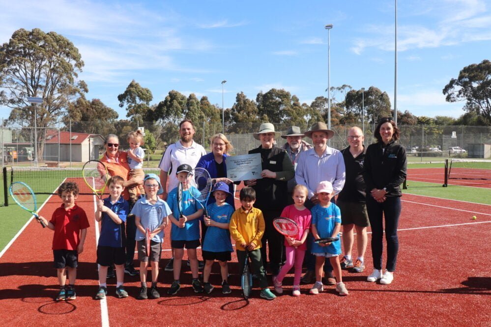 Wallan tennis court upgrades complete
