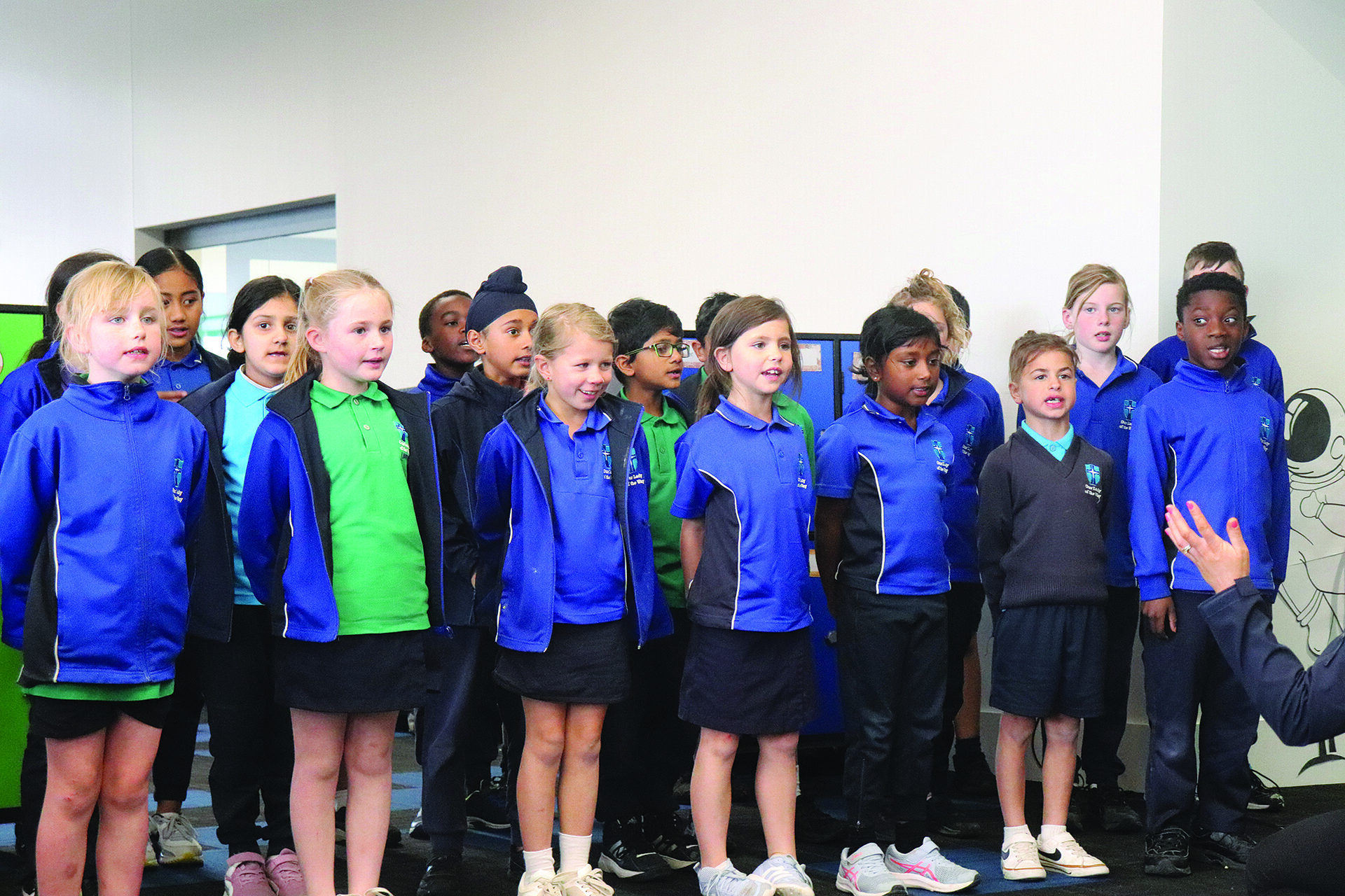 Year 2 class singing