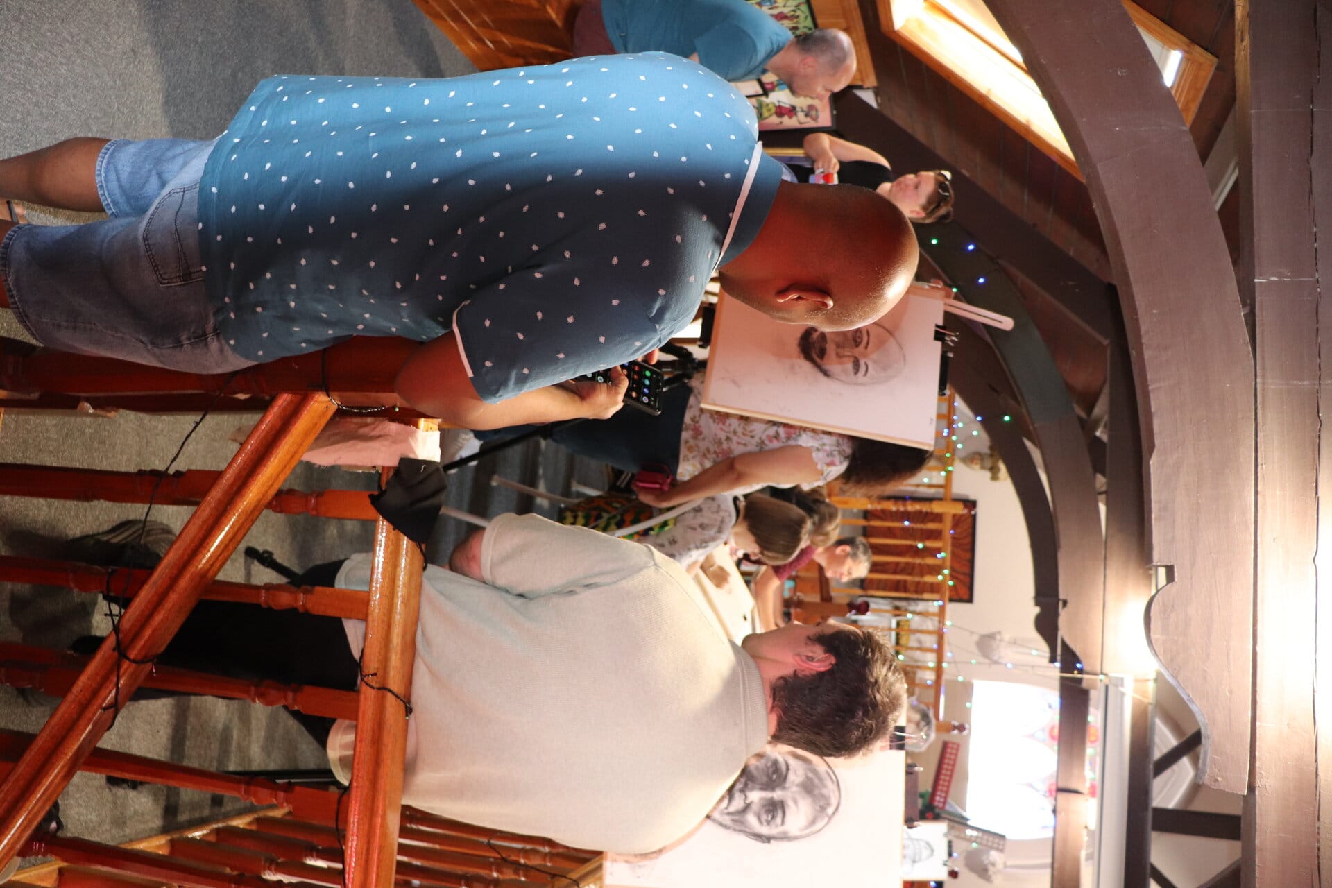 Positive wellness recovery centre artworkshop participants