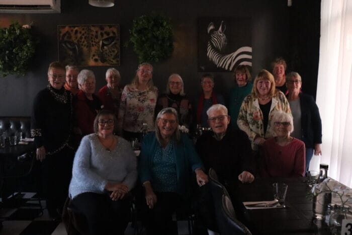 Birds of a feather at Pretty Sally Gardening Club 1 Pretty Sally Gardening Club members farewell lunch 1 1