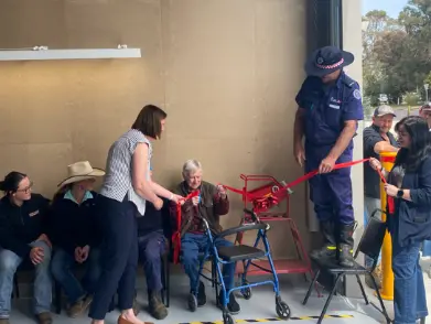 Pyalong celebrates new fire station 1 Pyalong Fire Brigade open day ribbon cutting 1068w WebRdy