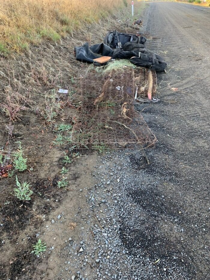 Wallan Heights Road Rubbish Dumping pic 2
